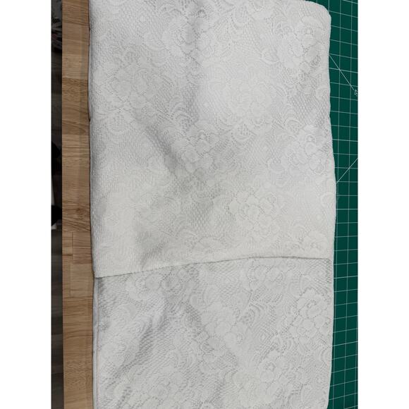 Lace Pillow Covers White 16x16 Grandmillennial Cottagecore French Country X 2 - Picture 11 of 11